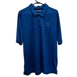 🆕 Adidas Presidio of San Francisco Golf Course Short Sleeve Polo Shirt Blue L
